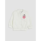 Lc Waikiki Yeni Sezon Hello Kitty Baskılı Kız Çocuk Fermuarlı Sweatshirt - Optik Beyaz - 7 - 8 Yaş