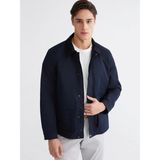 Lc Waikiki Yeni Sezon Kadife Yaka Gabardin Erkek Ceket - M - Lacivert