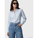 Lc Waikiki Yeni Sezon Kadın %100 Keten Gömlek - 3XL - Açık Mavi