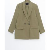 Lc Waikiki Yeni Sezon Kadin Blazer Ceket - S5L323Z8 - 36 - Haki