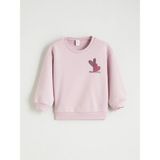 Lc Waikiki Yeni Sezon Kalp Baskılı Kız Çocuk Sweatshirt - Lila - 1 - 2 Yaş
