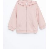 Lc Waikiki Yeni Sezon Kapusonlu Kiz Bebek Fermuarli Sweatshirt - S5AA67Z1 - Pembe