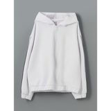 Lc Waikiki Yeni Sezon Kapüşonlu Kız Çocuk Fermuarlı Sweatshirt - Beyaz - 9 - 10 Yaş