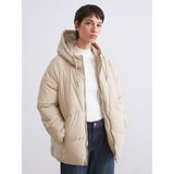 Lc Waikiki Yeni Sezon Kapüşonlu Oversize Kadın Şişme Mont - Bej - 38