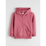 Lc Waikiki Yeni Sezon Kapüşonlu Uzun Kollu Kız Bebek Fermuarlı Sweatshirt - Pembe - 4 - 5 Yaş