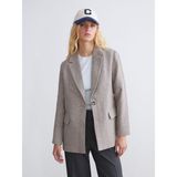 Lc Waikiki Yeni Sezon Kaşe Kadın Blazer Ceket - Kahverengi - M