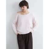 Lc Waikiki Yeni Sezon Kayık Yaka Oversize Kadın Triko Kazak - Pembe - XL