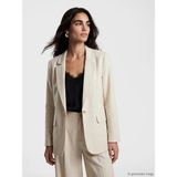 Lc Waikiki Yeni Sezon Keten Karışımlı Kadın Blazer Ceket - Bej