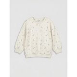 Lc Waikiki Yeni Sezon Kız Çocuk Baskılı Sweatshirt - Ekru - 1 - 2 Yaş