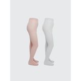 Lc Waikiki Yeni Sezon Kız Çocuk Ince Külotlu Çorap 2'li - 3 - 4 Yaş - Pembe