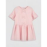 Lc Waikiki Yeni Sezon Kız Çocuk Volanlı Elbise - Pembe - 1 - 2 Yaş
