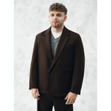 Lc Waikiki Yeni Sezon Kolay Giyilebilir Kolları ve Yanları Fermuar Kapamalı Erkek Blazer Ceket - 50 - Kahverengi
