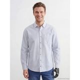 Lc Waikiki Yeni Sezon Kolay Giyilebilir Ön Patı ve Kolları Cırt Cırtlı Erkek Gömlek - 3XL - Mavi