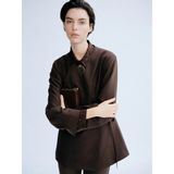 Lc Waikiki Yeni Sezon Kruvaze Yaka Kadın Blazer Ceket - 44 - Kahverengi