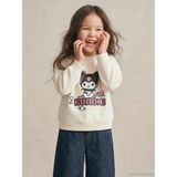 Lc Waikiki Yeni Sezon Kuromi Baskılı Kız Çocuk Kalın Sweatshirt - Ekru - 2 - 3 Yaş