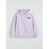 Lc Waikiki Yeni Sezon Kuromi Baskılı Kız Çocuk Kalın Sweatshirt - Lila - 12 - 13 Yaş