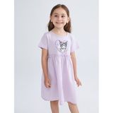 Lc Waikiki Yeni Sezon Kuromi Baskılı Kız Çocuk Penye Elbise - 3 - 4 Yaş - Lila