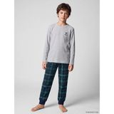 Lc Waikiki Yeni Sezon Lacivert Ekose Erkek Çocuk Pijama Alt - 9 - 10 Yaş
