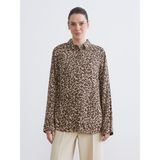 Lc Waikiki Yeni Sezon Leopar Desenli Kadın Gömlek - 40 - Kahverengi