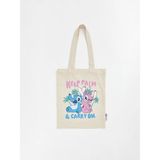 Lc Waikiki Yeni Sezon Lilo & Stitch Baskılı Alışveriş Çantası - Karışık