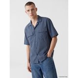 Lc Waikiki Yeni Sezon Loose Fit Çizgili Erkek Gömlek - XL - Lacivert Çizgili