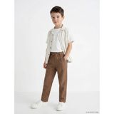 Lc Waikiki Yeni Sezon Loose Fit Erkek Çocuk Keten Karışımlı Pantolon - Açık Kahverengi - 4 - 5 Yaş