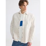 Lc Waikiki Yeni Sezon Loose Fit Erkek Jean Gömlek - Bej