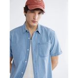 Lc Waikiki Yeni Sezon Loose Fit Erkek Jean Gömlek - İndigo - XS