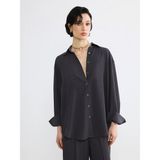 Lc Waikiki Yeni Sezon Loose Fit Kadın Gömlek - 38 - Antrasit