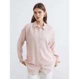 Lc Waikiki Yeni Sezon Loose Fit Kadın Gömlek - 38 - Pembe