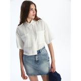 Lc Waikiki Yeni Sezon Loose Fit Kadın Gömlek - XL - Beyaz