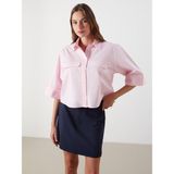 Lc Waikiki Yeni Sezon Loose Fit Kadın Gömlek - XL - Pembe