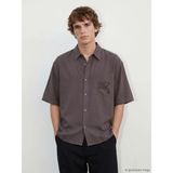Lc Waikiki Yeni Sezon Loose Fit Nakışlı Erkek Gömlek - XL - Kahve