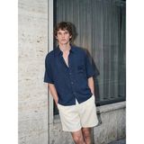 Lc Waikiki Yeni Sezon Loose Fit Nakışlı Erkek Gömlek - XL - Lacivert