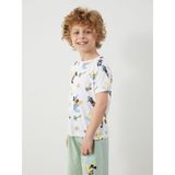 Lc Waikiki Yeni Sezon Mickey Mouse Baskili Sortlu Pijama Takim - S5FM72Z1 - Beyaz - 4 - 5 Yaş
