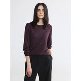 Lc Waikiki Yeni Sezon Mor Bisiklet Yaka Simli Kadın Triko Kazak - XL