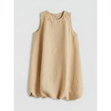 Lc Waikiki Yeni Sezon Nakışlı Kız Çocuk Balon Elbise - Bej - 11 - 12 Yaş