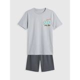 Lc Waikiki Yeni Sezon New York Baskılı Erkek Çocuk Şortlu Pijama Takımı - 9 - 10 Yaş