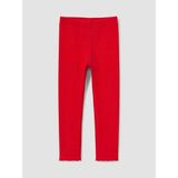 Lc Waikiki Yeni Sezon Normal Bel Kız Çocuk Tayt - Kırmızı - 7 - 8 Yaş