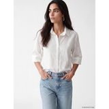 Lc Waikiki Yeni Sezon Oversize Kadın Brode Gömlek - 2XL - Ekru