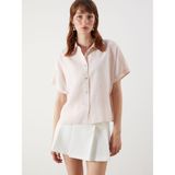 Lc Waikiki Yeni Sezon Oversize Modal Karışımlı Kadın Gömlek - Pembe