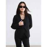 Lc Waikiki Yeni Sezon Petite Kruvaze Yaka Kadın Blazer Ceket - 44 - Siyah