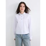 Lc Waikiki Yeni Sezon Petite Taşlı Kadın Gömlek - 48 - Beyaz