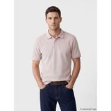 Lc Waikiki Yeni Sezon Polo Yaka Dokulu Erkek Tişört - Mat Pembe - 3XL