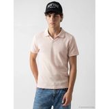 Lc Waikiki Yeni Sezon Polo Yaka Erkek Penye Tişört - Pembe