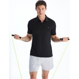 Lc Waikiki Yeni Sezon Polo Yaka Erkek Spor Tişört - Siyah