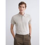 Lc Waikiki Yeni Sezon Polo Yaka Erkek Tişört - Bej - 3XL