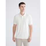 Lc Waikiki Yeni Sezon Polo Yaka Erkek Tişört - Ekru - XL
