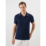 Lc Waikiki Yeni Sezon Polo Yaka Erkek Tişört - Lacivert - 2XL