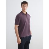 Lc Waikiki Yeni Sezon Polo Yaka Erkek Tişört - Mürdüm - XL